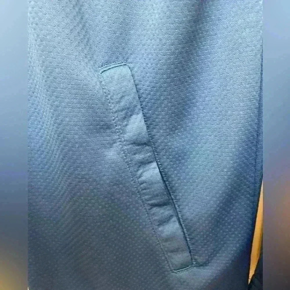 NBA Brand Men’s Oklahoma City Thunder 1/4 Zip Pullover Small Blue W/pockets EUC - Picture 4 of 8